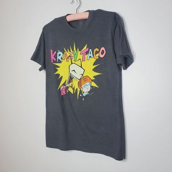 Invader Zim GIR T Shirt M Krazy Taco Graphic T 2000s Nickelodeon - Picture 1 of 8